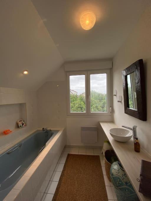 Grande Maison Chaleureuse Avec Vue Mer Imprenable Criel-sur-Mer Kültér fotó