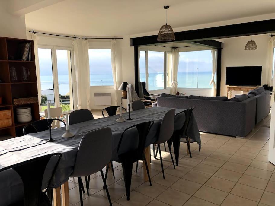Grande Maison Chaleureuse Avec Vue Mer Imprenable Criel-sur-Mer Kültér fotó